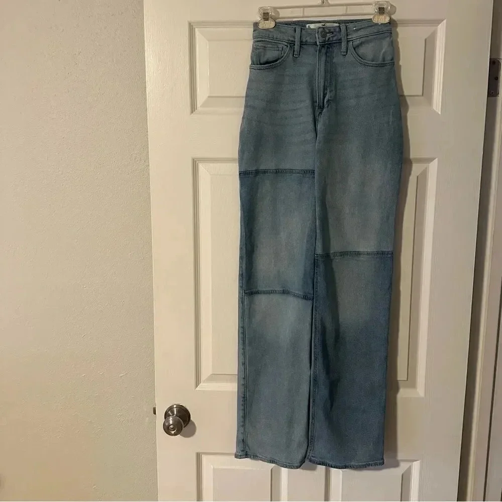 Women's Curvy Ultra High-Rise Patch Dad Jeans. Size‎ 0 (Long).